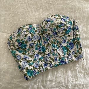 Frankie’s Print Floral Corset